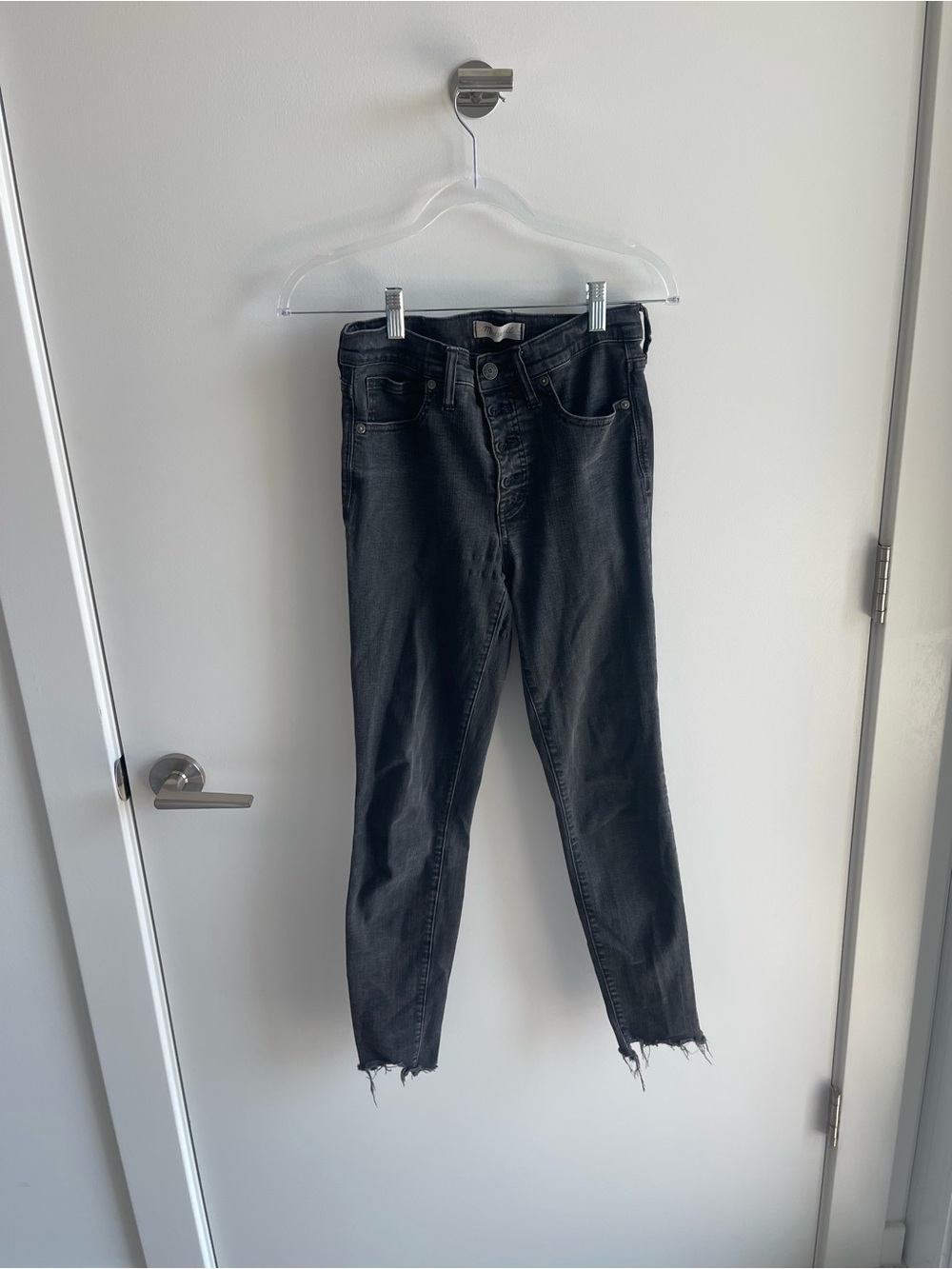 Madewell High Rise 9” Skinny Jeans Black